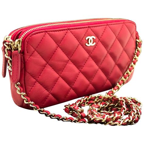 chanel wallet on chain red or black|chanel wallet on chain price.